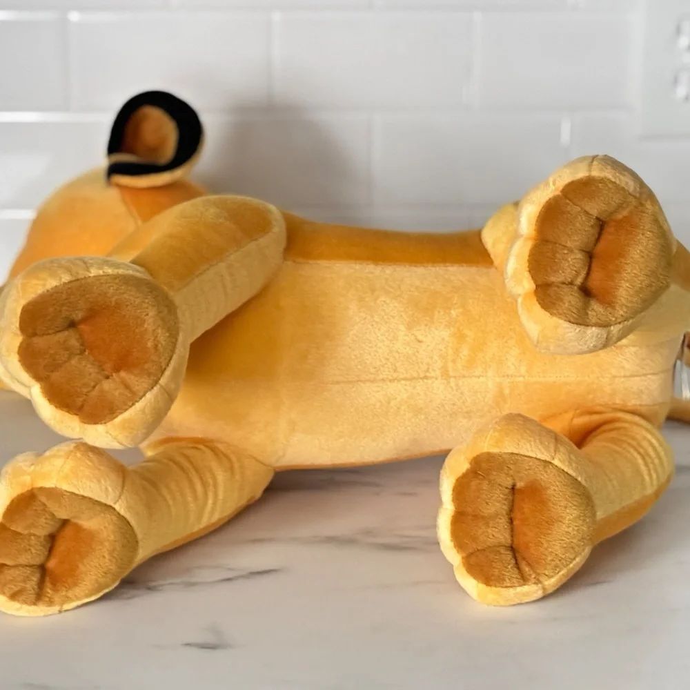 VINTAGE Jumbo Disney Lion King Simba Plush Stuffed Animal 2002 Hasbro XL Toy EUC